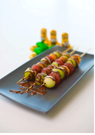 watermelon kebabs